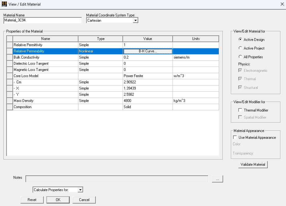 NonLinear Core Selection