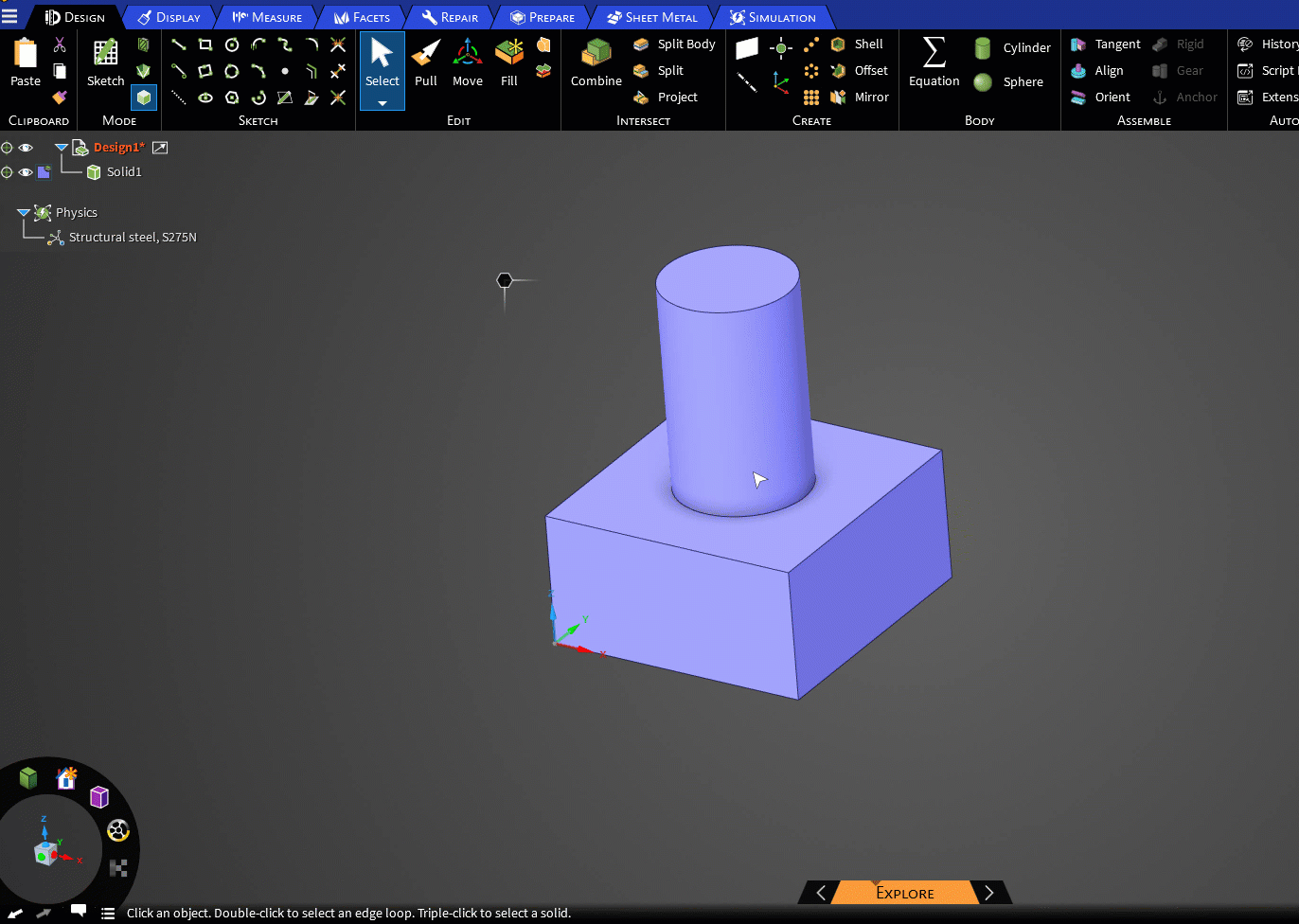 Geometry Preparation using Ansys Discovery for Beginners