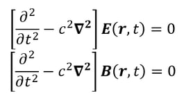 Coupled Electric and Magnetic Wave Equations