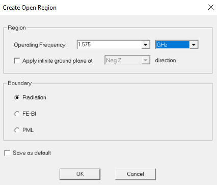 Create Open Region