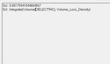 Dielectric power loss