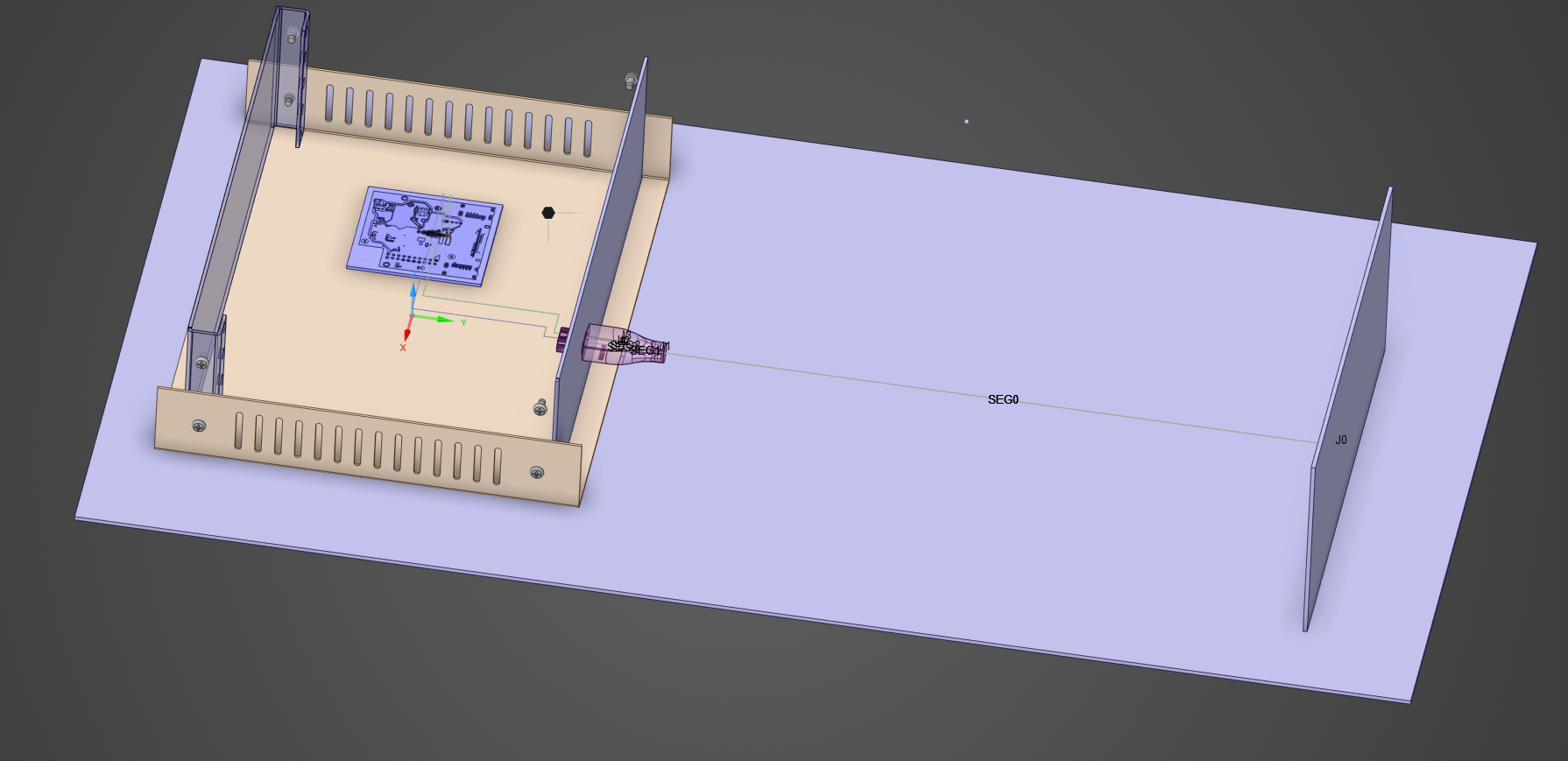 Radiated Emission Simulation of a PCB Inside An Enclosure & Connected To A Cable Using ANSYS EMC Plus
