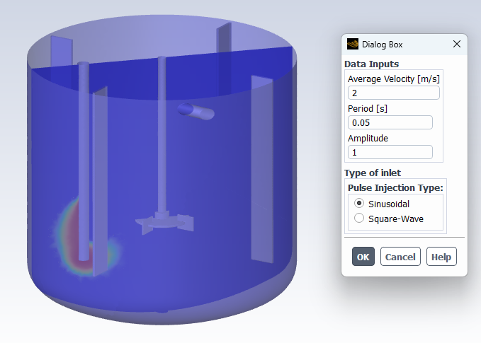 Custom GUI with Fluent Schemes: Defining Flexible Time-Dependent Inlet Boundary Conditions